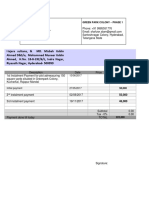 Green Park Colony Phase 1 Plot Payment Invoice