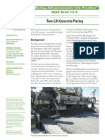 Two-Lift Concrete Paving: Background