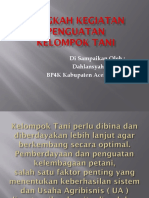 Materi Penguatan Kelompok Tani