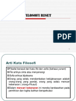 Filosofi Riset Dalam Akt Keperilakuan