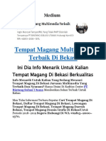 Spesial Untuk Anda, Lowongan PKL Di Jakarta Timur Terbaik