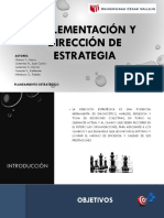 Implementación y Dirección de Estrategia