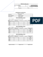 Civil works quality plan for sewage treatment projects