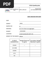 Sieve Analysis For 12.5 MM