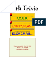 Math Trivia