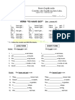 3.5 Ficha de Trabalho Verb Have Got 2