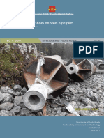 Standardized Pile Shoes On Steel Pipe Piles