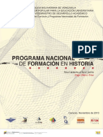 Plan Nacional de Formación en Historia 2013. FORMATO PARA TODOS - RAMON AGUILAR