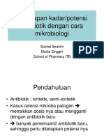 Penetapan Potensi Secara Mikrobiologi