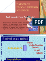 Application of Electrochemical Method On Biosensor: Dyah Iswantini and Tokuji Ikeda