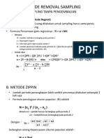 Analisis Removal Sampling