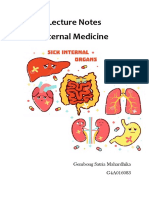 Lecture Notes Internal Medicine: Gembong Satria Mahardhika G4A016083