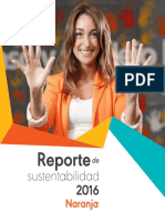 Reporte de Sustentabilidad Tarjeta Naranja