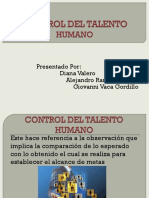 Control Del Talento Humano