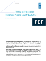 Gasper, Des & Gómez, Oscar a. - 2014 - Evolution of Thinking and Research on Human and Personal Security