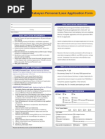 BSP Personal Loan Application Form 2025 | PDF | Expense | Loans