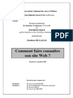 Comment Faire Connaitre Son Site Web - Oral Probatoire 2002