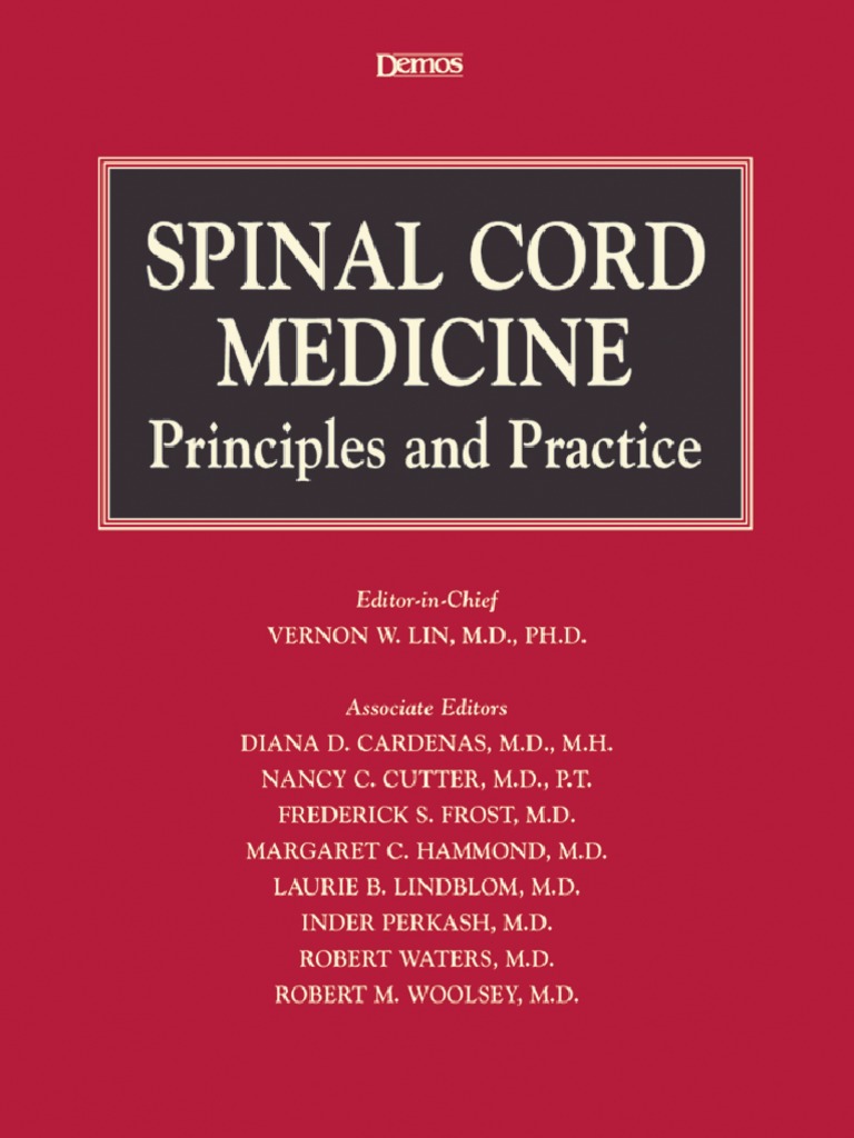 Spinal Cord Reabilitation PDF, PDF, Medical School