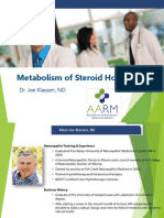 Dr.Klassen Metabolism of Steroid Hormones