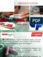 Colgate Presen Tation: Prepared by