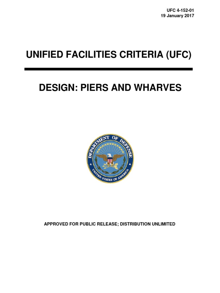 Ufc 4 152 01 design of piers and wharves 2017 pdf pier wharf