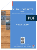 PWD Schedule-Schedule of Rates of PWD (W.B) 2015 For Road Bridge Work