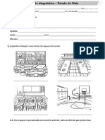 Avaliação diagnóstica Estudo do Meio