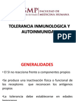 Tolerancia Inmunologica y Autoinmunidad Usmp 2017
