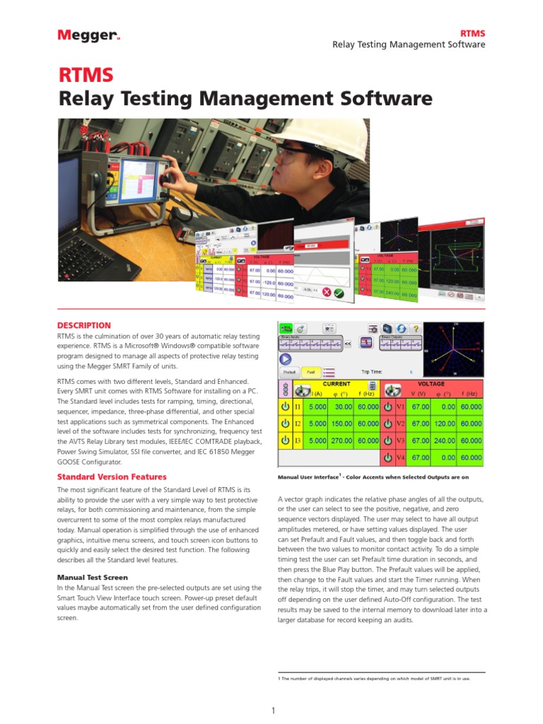 Relay Testing Management Software | PDF | Relay | Transformer