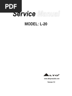 ALTO L-20 Service Manual