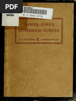 Intonation Curves, A Collection of Phonetic Texts, In Which Intonation is Marked Throughout by Means of Curved Lines on a Musical Stave - Daniel Jones 1919