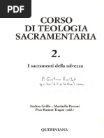 Catella Alceste - La Reconciliazione en Corso Di Teología Sacramentaria