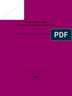 Proceedings of The European Society of Aesthetics