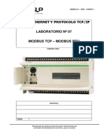 Laboratorio-07-DCS-Redes Ethernet TCPIP - Comunicacion Modbus TCP RTUNMJ, K