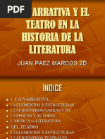 LA NARRATIVA Y EL TEATRO EN LA HISTORIA.ppt
