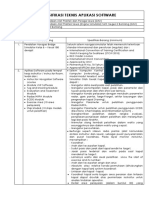 3 Spek Teknis Software