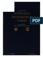 Astm Tables Petroleum