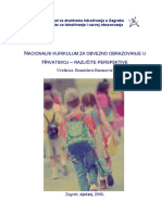 Nacionalni Kurikulum Za Obvezno Obrazovanje U Hrvatskoj PDF