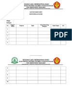 Daftar Hadir Dosen