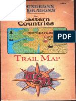 D&D 1e - Mystara - Accessory - TM2 - Trail Map - The Eastern Countries (TSR 9404)