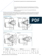 Standardized center holes and shaft offsets for mechanical axes