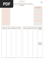 Download Livvit A4 Weekly Planner by Livvit Planner SN365222535 doc pdf