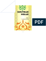 Khutbah Nikah