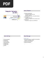 Computer Networks CS 552: Badri Nath Rutgers University