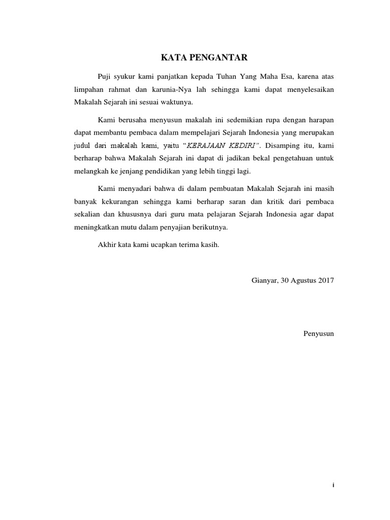 Contoh Makalah Sejarah Siti