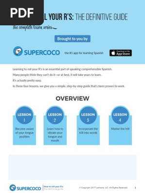 SUPERCOCO How To Roll Your Rs Definitive Guide-2017 | PDF | Mouth