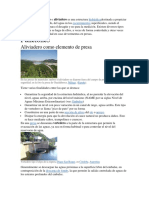 Funciones: Aliviadero Como Elemento de Presa