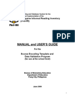 Phil-IRI Manual and User's Guide For School Users 1