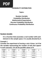 Probability Distribution