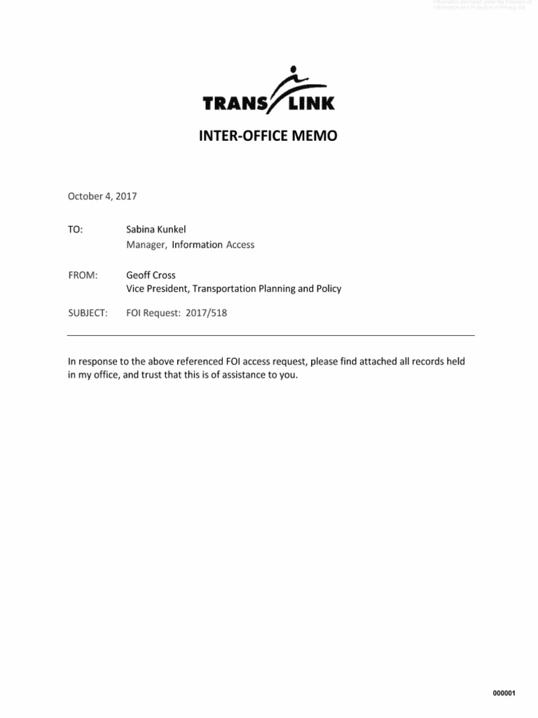 TransLink Letter Regarding Proposed Canada Line Station at Cambie and ...
